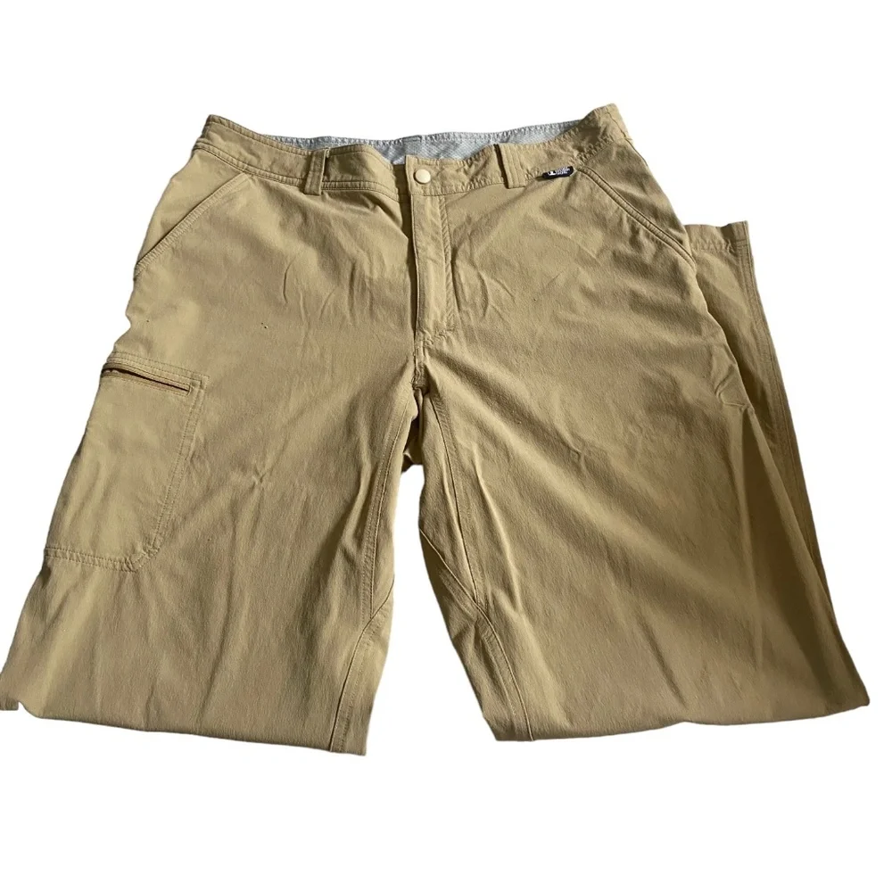 EMS EASTERN MOPUNTAIN SPORTS TAN HIKING CARGO PANTS W POCKETS 34X32 - Picture 1 of 8